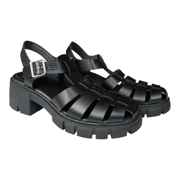 Madden NYC Women's Fisherman Block Heel Sandals - NWOT - Size 9 - Picture 1 of 5